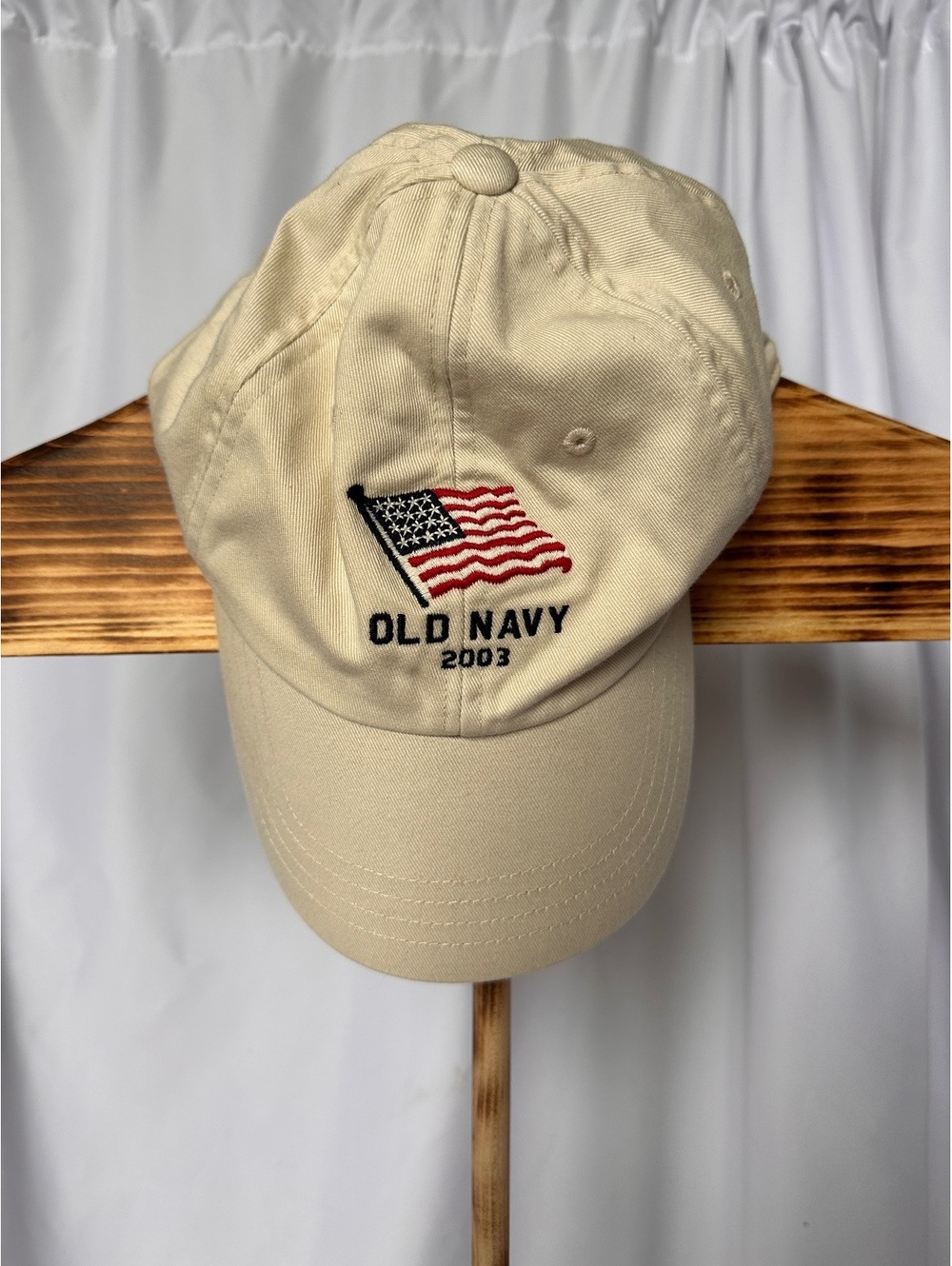 Old Navy 2003 American Flag Embroidered Baseball Cap